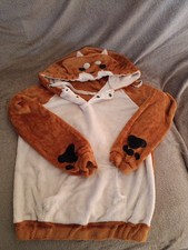 Fuchs mit Kapuze Pullover Hoodie Größe 2XL