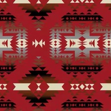 Winterfleece Canyon Red Spirit Trail Windham ca. 150cm | Navajo Muster ab 50 cm