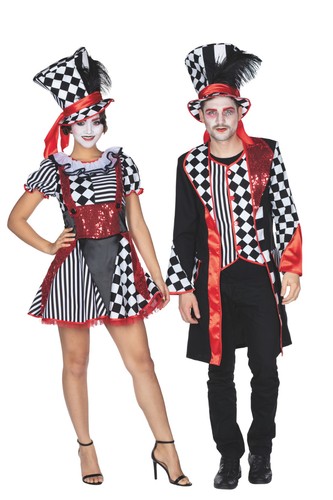 Pierrotkostüm harlekin damen - pierrotkostüm,