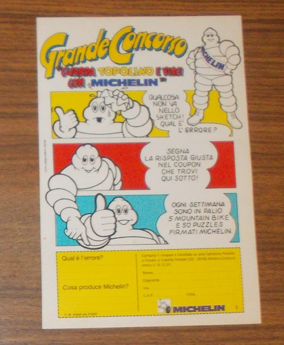 Seltene werbung michelin - seltene,