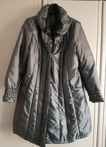 Jacke halblang silbergrau
