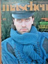 MODISCHE MASCHEN 2 - 1989 B Herbst Pullover Trachten + Schnittmuster Mode DDR