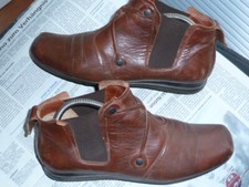 Think Stiefeletten Chelsea Braun Cognac 38,5 Used Look HINGUCKER