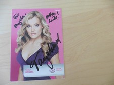 Tanja Wenzel - Autogrammkarte - Sat 1 - selten -