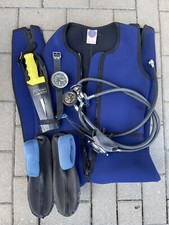 Vintage Scubapro Honker MK7 Air1 SOS Tauchanzug 52 Tauchermesser Made in Italy