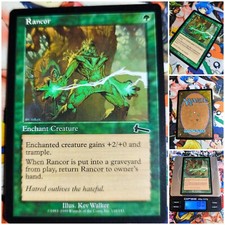 MTG Rancor Nm ⚫ ?? Urzas Legacy 1996 Magic The Gathering Deck Green Og Card