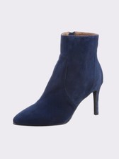 Damen Leder Stiefelette blau
