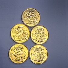 2011 Gold Sovereign St George