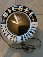 Diesel Reklame Wanduhr /
