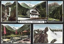 Neustift  Stubaital Tirol AT Gasthaus Pension Zuckerhuetl Wasserfall Terrasse Gi