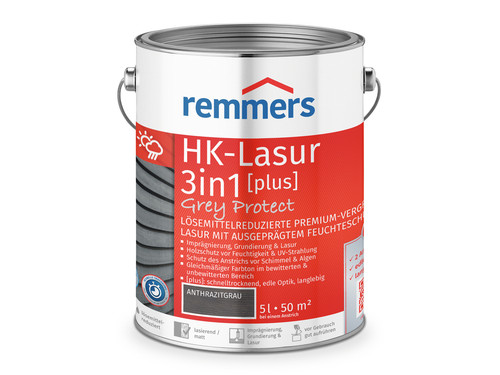 Remmers lasur 3in1 - 3in1, grey