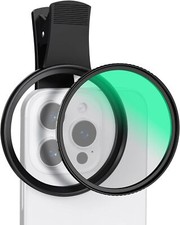 K&F Concept 67mm CPL,ND2-32,1/8 1/4 Black-Mist Filter für Handy für iPhone 17/16