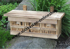  Nistkasten geflammt für Sperling, Spatzenhaus, Spatz,Spatzenvilla,Neu