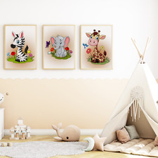 Safari Tiere Zebra Elefant