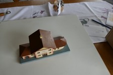 Modellbahnhof Spur HO aus 50 iger Jahren,gut erhalten aus Holz