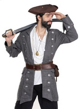 Gehrock - Silver, grau -