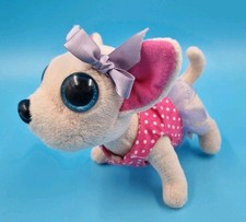 Simba Chi Chi Love Mini Ballerina Glitzeraugen Chihuahua 15 cm Hund Klein Beige