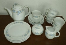 WINTERLING Kaffeeservice Weiß mit Blümchenmuster - Klassiker für 6 Personen wNeu