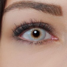 Kontaktlinsen grau farbig ohne