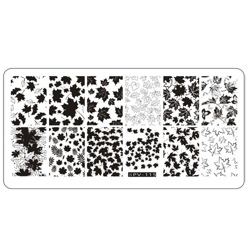 Blätter stamping schablone - blätter,