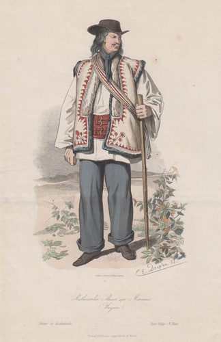 Ungarn tracht bauer - ungarn, original