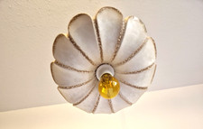 70er Keramik Hängelampe