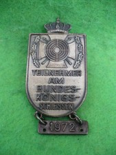 Deutscher Schützenbund Abzeichen Teilnehmer am Bundeskönigsschießen
