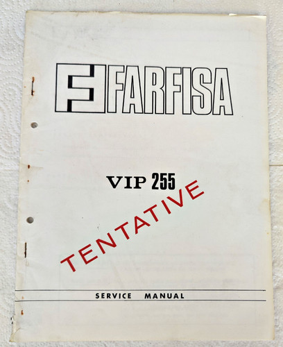 Farfisa vip 255 tentative - 255,