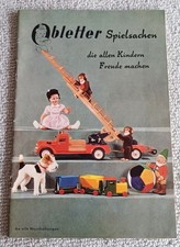 vintage Spielzeug Katalog 1956 Spielsachen Obletter  München 2 Karlsplatz  52 S.