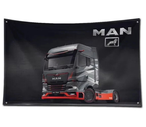 Man truck lkw - man, banner