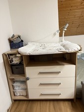 Wickelkommode Babymöbel Wickeltisch Oskar weiß/sonoma Vicco