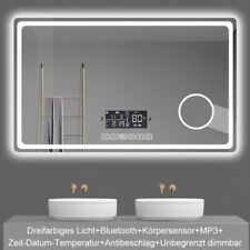 LED Badspiegel mit Beleuchtung 60x80 Badezimmerspiegel Wandspiegel Lichtspiegel