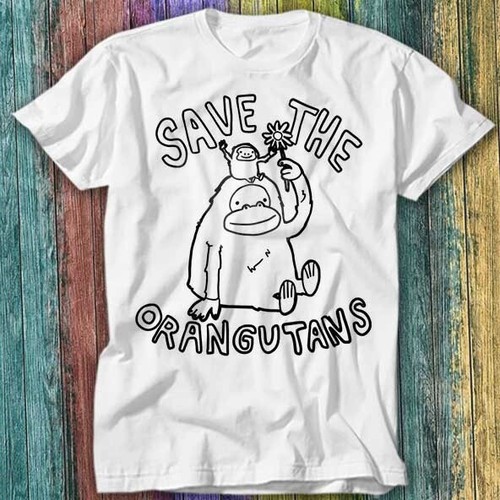 Shirt save the orangutan - t-shirt,