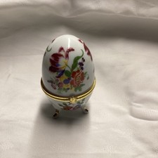 Schmuckei Porzellan Deko Ei 