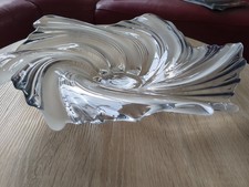 Glasschale Obstschale Klarglas mattiert