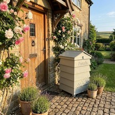 Maßgefertigter bemalter Paketkasten/Briefkasten/Briefkasten Garten Aufbewahrung