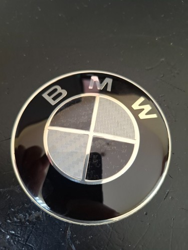 Bmw emblem schwarz - bmw, schwarz/grau