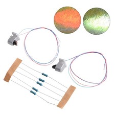 Zwergsignale Spielzeug-Set mit Kabeln/LEDs 3 V AC oder DC OO/HO Maßstab Layouts
