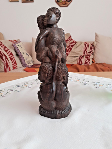 Makonde schnitzerei lebensbaum - schnitzerei,