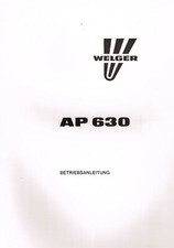 Welger AP 630 Owners Manual