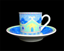 Espressotasse mit Unterteller Eschenbach LIVING COLOURS 579 sehr guter Zustand