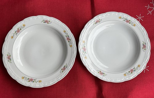 Apulum porzellan suppenteller - porzellan,