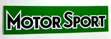 Werbe-Aufkleber Motorsport