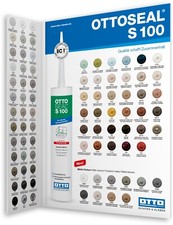 OTTOSEAL S100 Farbkarte Farbtafel  Premium-Sanitär-Silikon Muster Farbbestimmung