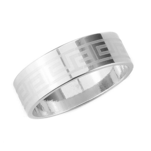 Edelstahlring mit breiter