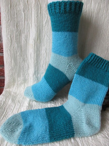 Wollsocken handgestrickt