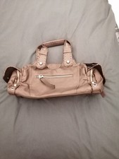 Minga London Tasche Schultertasche Leder Schwarz Damen