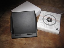 Kugelfangkasten mit 100 shoXx Zielscheiben für Luftgewehre oder Luftpistolen NEU