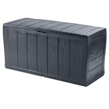Keter Aufbewahrungsbox Sherwood, 270 Liter, Auflagenbox Kissenbox Gartentruhe