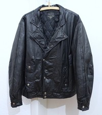 Philippe Latour Retro-Lederjacke | Bikerjacke aus den 80ern, M/L